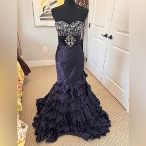 Brand new never worn formal gown. Impeccable sequin work and amazing quality.